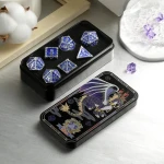 New design DND Metal Dice D4 D6 D8 D10 D12 D20 D% The Reaper Metal D&D Dice Set dnd game dice for Dungeons and Dragons Game