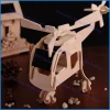 New Design High quality Kids Gift Wooden Solar Toy Helicopter