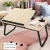 Import New design MDF adjusted folding laptop table modern computer desk used in bed from China