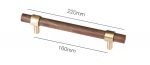 New Design Wholesale Price Drawer Wardrobe Cabinet Wood And Walnut Handle