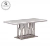New designs furniture marble dinning table set modern