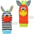 Import New fashion Baby Socks Rattle Toys Garden Bug Wrist Rattle Foot Multicolor Socks from China