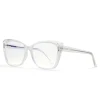 New Fashion High Quality TR90 Anti Blue Light Blocking Reading Glasses Women