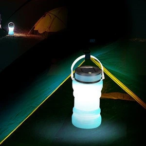 New Products 2019 Innovative Portable Colorful Silicone Rainproof LED Made In China Outdoor Lights Garden Hanging Lamp