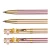 Import new products customized logo novelty sakura clip metal gift pen from China