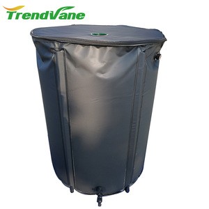 new products trendvane 500D PVC collapsible rain barrel farm irrigation system drip come in different sizes and colors