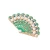 Import New Style Fashion Enamel Freshpearl Fan Wholesale Brooch for Ladies from China