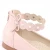 Import New Toddler Kids Girls Dress Shoes Fashion Quality Wholesale Simple Round Baby Lace Ankle Strap Beige Princess Ballet Shoes from China