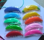 new Yellow Banana Silicone Pencil Case Stationery Storage Pencil Bag Coin Purse Key Wallet