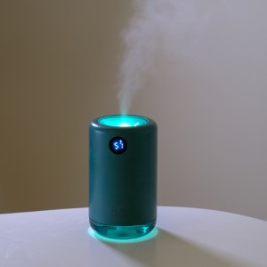 Newest 2000mAh KC and PSE battery  Rechargeable Humidifier Portable USB Mini Air Humidifier with  Battery Display