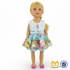 Newest Design 18 Inch Used American Girl Doll Clothes Summer Boutique Purple Stripe Clothes For Toy Accessories