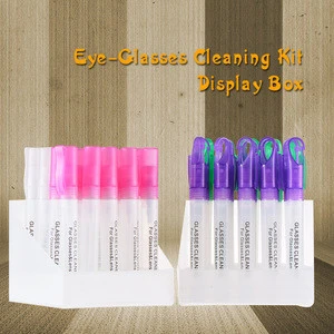 Newest style of eyeglasses Repair kit care set lens cleaner spray with pen shape bottle for traveler