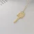 Import Newly designed sterling silver gold plated key pendant chain fashion jewelry from China