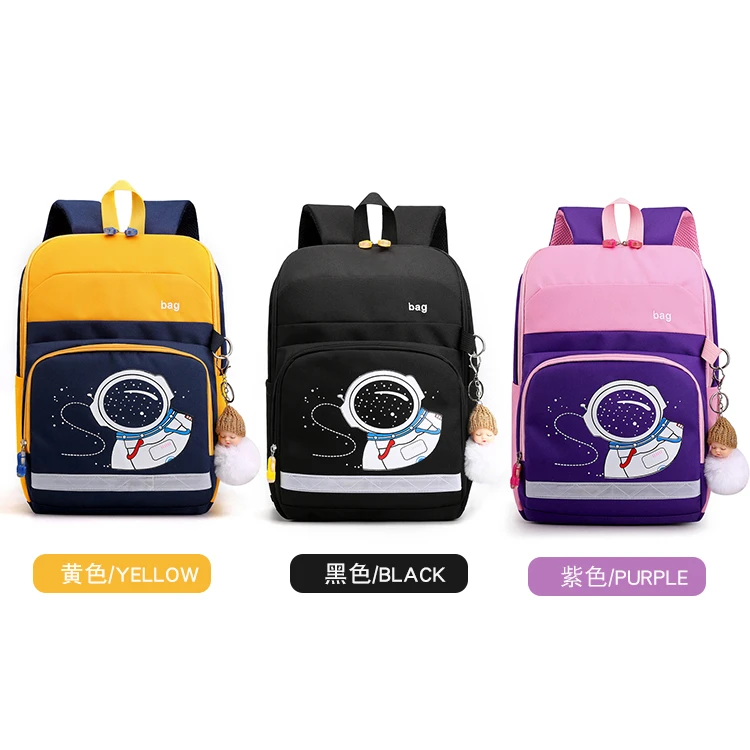Nice design large capacity lightweight 1-3 grade student teenagers girls and boys backpack school bag