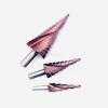 Noted OEM Custom Hot Sale Cobalt Sprial Groove Triangle Shank HSS Step Drill Bit For Metal Stainless Steel Drilling