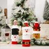 Novelty Custom Christmas Festival Decorative Knitted Carton Wine Bottle Cover