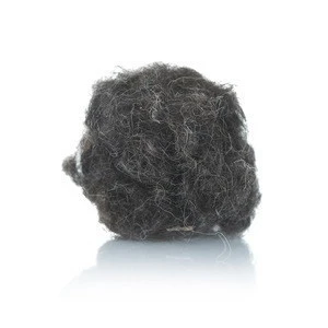 OEM Black Color Chinese Sheep Wool Noils