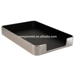 OEM Custom High Quality Stamping Stainless Steel Single office Letter Tray