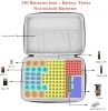 OEM EVA Holder 148 Batteries Organizer Storage Bag Hard Battery Carrying Case Box