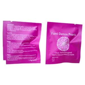 OEM Private label Herbal Vaginal Clean Point Tampon Original Womb Vagina Pearl Yoni Detox Pearls