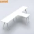 Import omni metal frame Minimalist style Expandable 2 seater l shaped executive office desk from China