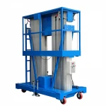 One Person operation aluminum aerial work platform Single Frame lift
