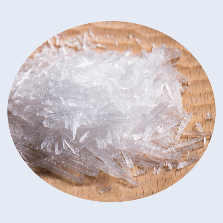 organic chemical natural menthol crystals