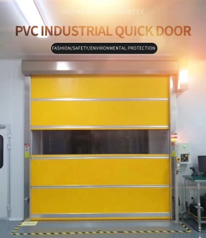 Original Industrial Plastic Fast Clear Roll Up High Speed Pvc Doors Of Flexible