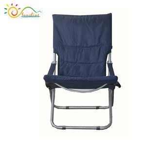 Outdoor chaise lounge, folding beach sun chair