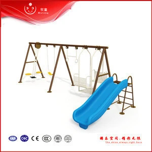 outdoor toddler swing and slide