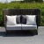 Import Outdoor Wicker Furniture Set Modern Rattan Sofa Salon Furniture from China
