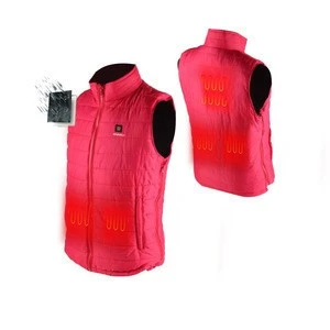 Outdoor Womens Infrared Rechargeable Battery Electric USB Heating Waistcoat
