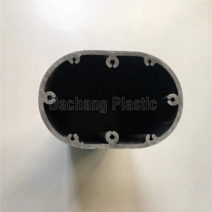 oval shape ABS plastic tube profile