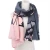 Import Oversized mid-weight print scarf winter floral pashmina scarves women stock warm pashmina shawl from China