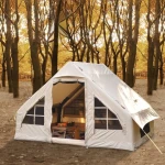 Oxford Cloth PVC Inflation Air Pneumatic Tent For Fishing Hiking Camping 3-8 Person Outdoor Inflatable Camping Tent