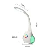 pen holder RGB music speaker table lamp with base switch usb charging port outlet for hotel office home study