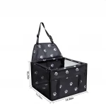 Pet car seat bag Washable Portable Pet Car Booster Seat Travel Carrier  Bag Cage with Clip-On Safety Leash