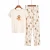 Import Pijamas Pyjama Piyama OEM ODM Cute Rabbit Womens Sleepwear O-neck shirts Long Pants Loungewear Set 2 pcs Modal Pajamas from China
