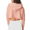 Pink Sexy Jumpsuit Women Loose Fit Cropped Hoodie Sweatshirts Young Girls Sweatsuit Crop Top