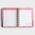 Import planner 2021 Spiral reinforced  school supplies double iron coil coated paper organizer custom print notebook hardcover from China