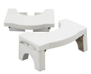 Plastic folding bathroom toilet stool portable squat potty toilet stool