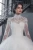 Import Plus Size Vestidos De Novia Princess Short Tail High Neck Wedding Dress Gown Long Sleeve from China