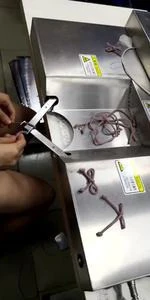 polyethylene flocked velvet ribbons and headband Butterfly Knot Making Machine