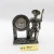 Import Polyresin Samurai Figurines Wholesale Promotional Home Decor Table Clock Desktop Clock from China