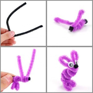 Pom Poms Craft and Googly Eyes Self Adhesive Pipe Cleaners Craft Set for DIY Art Craft Decorations Kit