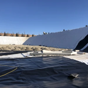 pond liner HDPE geomembrane 1.5mm and 2mm in salt pond waterproofing