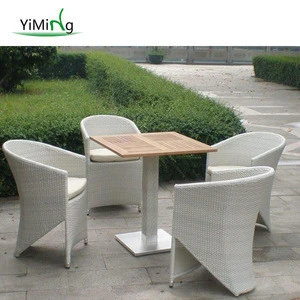 Popular outdoor sling furniture restaurant/cafe/bistro coffee table and chair