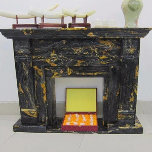 Popular style antique marble fireplace