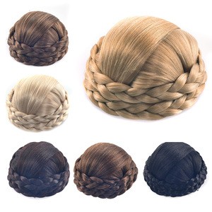 Popular Synthetic Chignon Hairpieces Magic Hair Bun Accessories Hair Donut Roller Scrunchies for Women