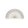 Popular wholesale cheap quality plastic round protractor scale ruler for kids